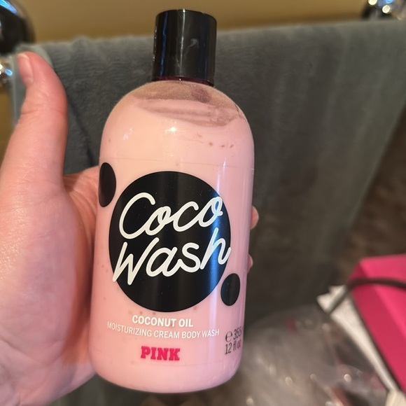 PINK Victoria's Secret Coco Wash Moisturizing Cream Body w/ Coconut Oil 12 Fl Oz - Picture 4 of 6